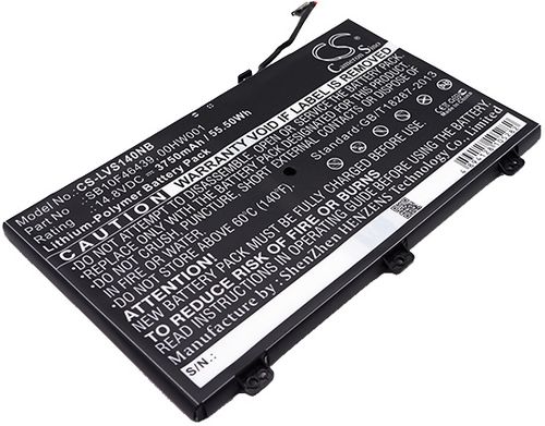 Batteri til Lenovo SB10F46439,00HW001,00HW000,SB10F46438 3750 mAh