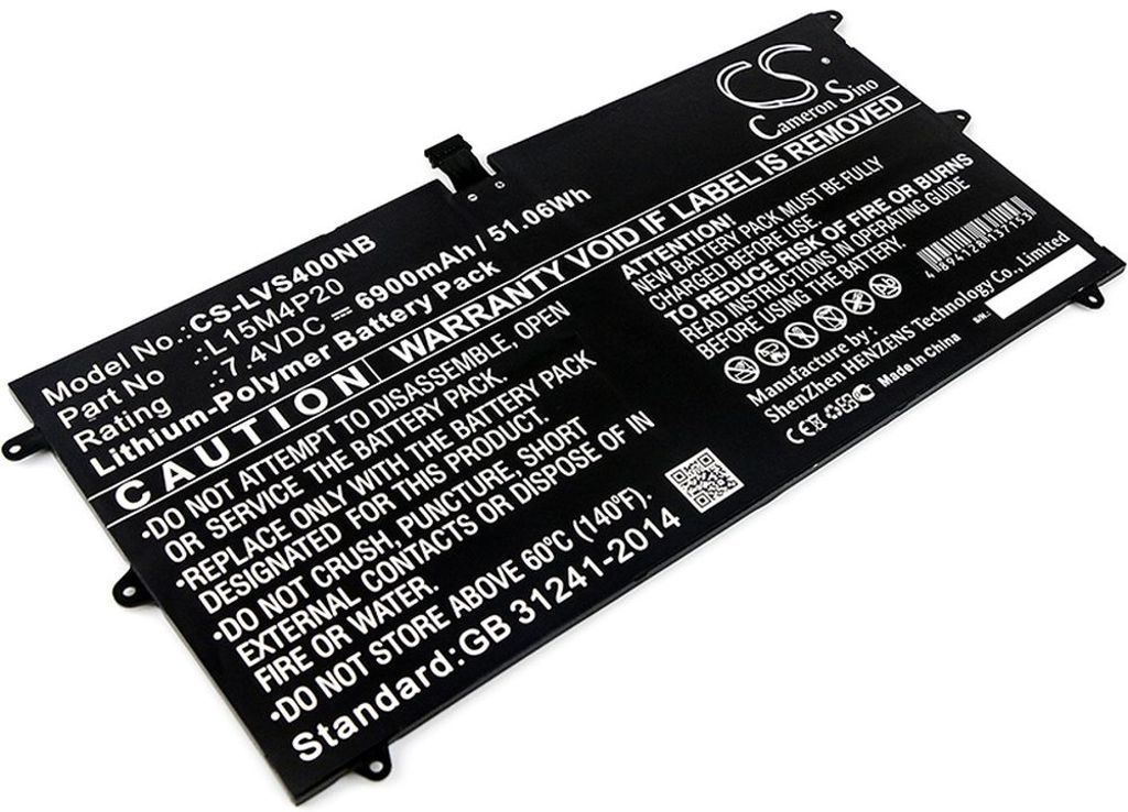 Batteri til Lenovo L15M4P20,5B10J50660,5B10J50662,5B10J66116,L15L4P20 6900 mAh