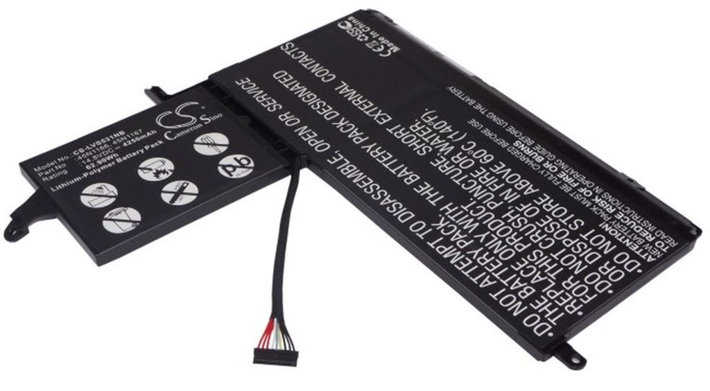 Batteri til Lenovo 45N1166,45N1167,45N1164,45N1165,PXD3X2 4250 mAh