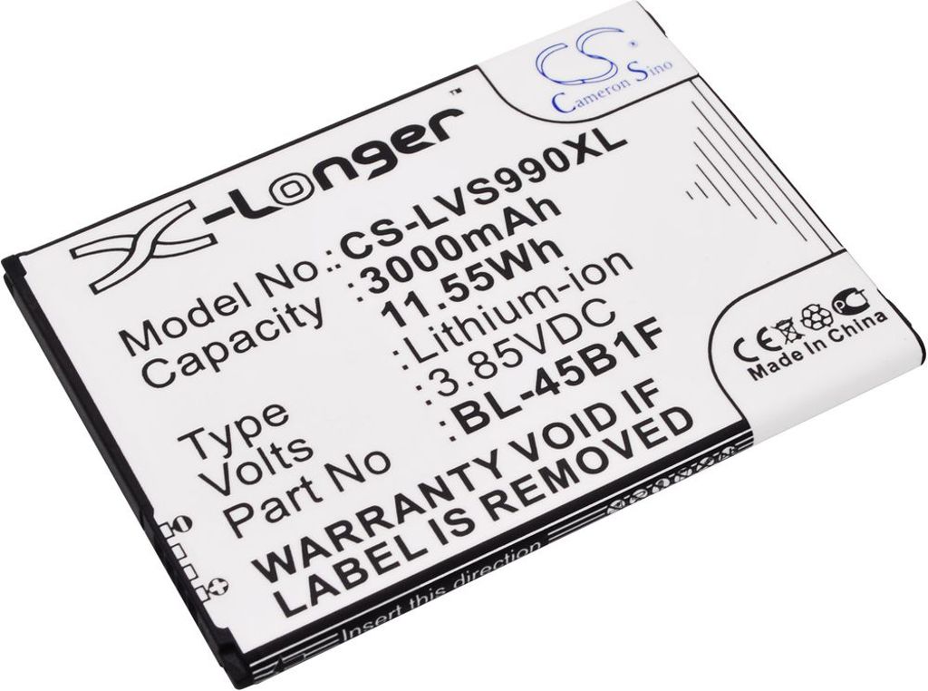Batteri til LG BL-45B1F,EAC63118201,EAC63158401 AAC 3000 mAh