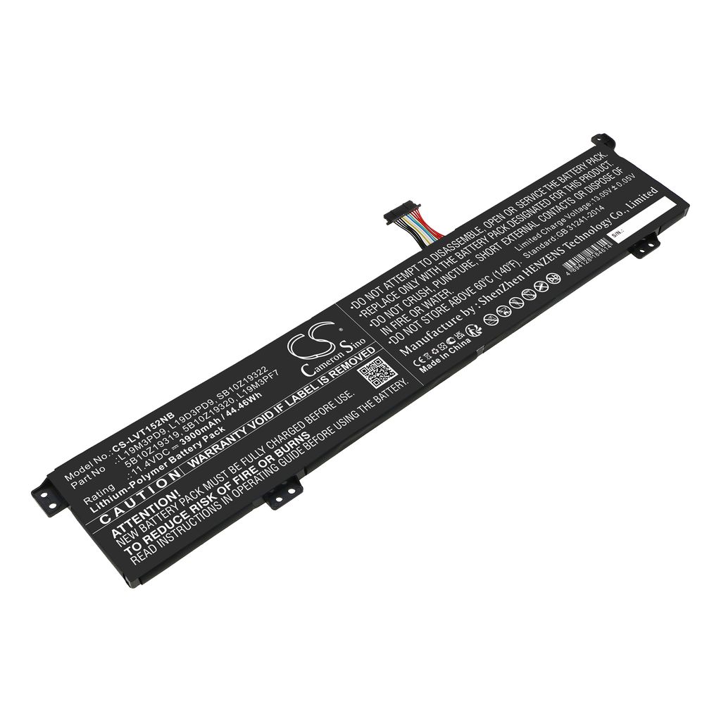 Batteri til Lenovo L19M3PD9,5B10Z19319,5B10Z19320,L19D3PD9,SB10Z19322,L19M3PF7 3900 mAh