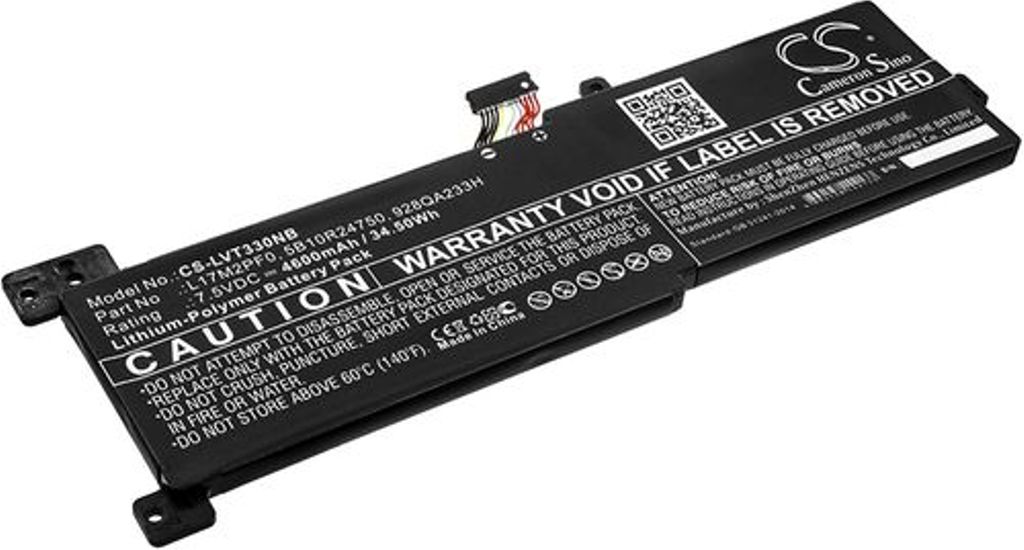 Batteri til Lenovo L17M2PF0,5B10R24750,928QA233H,5B10Q41211,5B10Q62138,5B10Q62139,5B10Q62140,5B10W67344,928QA215H,928QA 4600 mAh