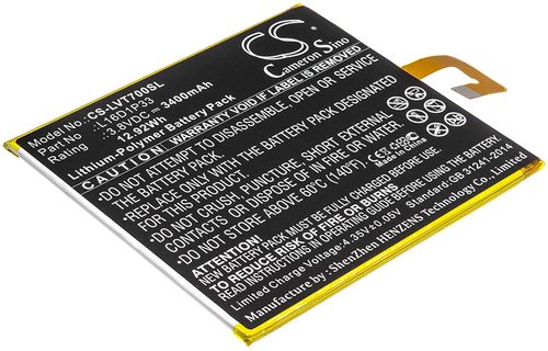 Batteri til Lenovo L16D1P33 3400 mAh