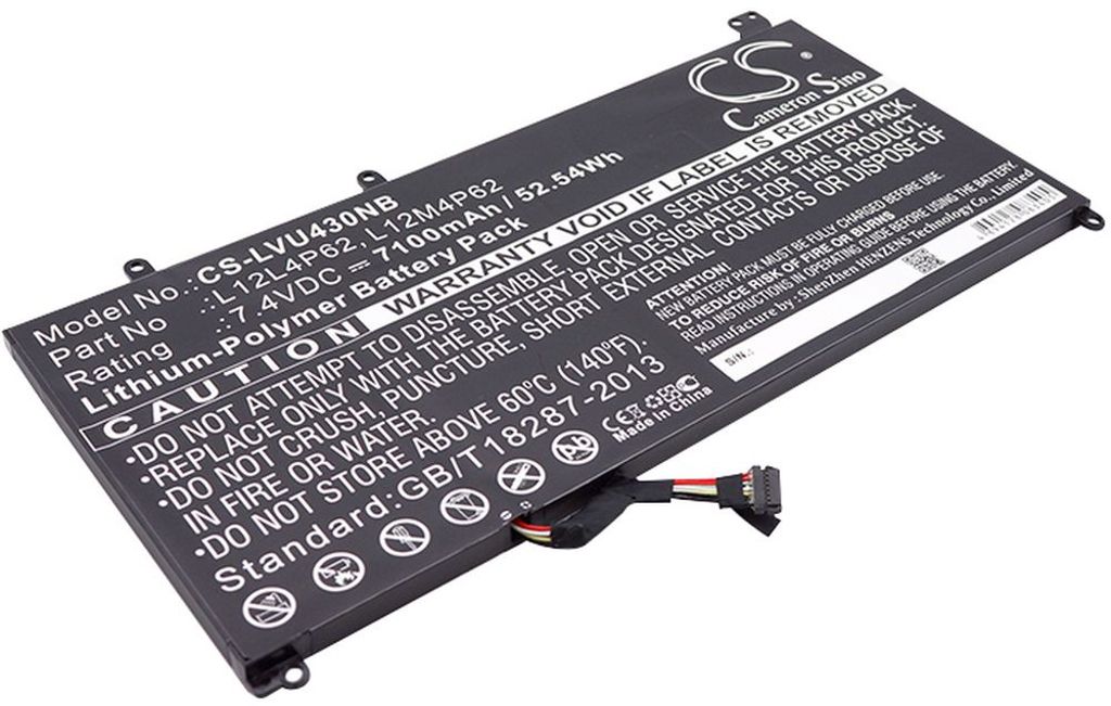 Batteri til Lenovo L12L4P62,L12M4P62 7100 mAh