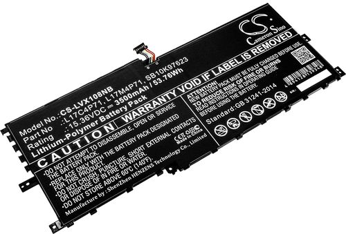 Batteri til Lenovo L17C4P71,L17M4P71,SB10K97623,SB10K97624,L17M4P73,01AV499,SB10K97638,01AV475,01AV474 3500 mAh