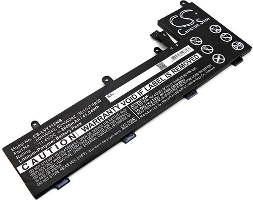 Batteri til Lenovo 00HW043,00HW042,SB10J78990,SB10J78991 3600 mAh