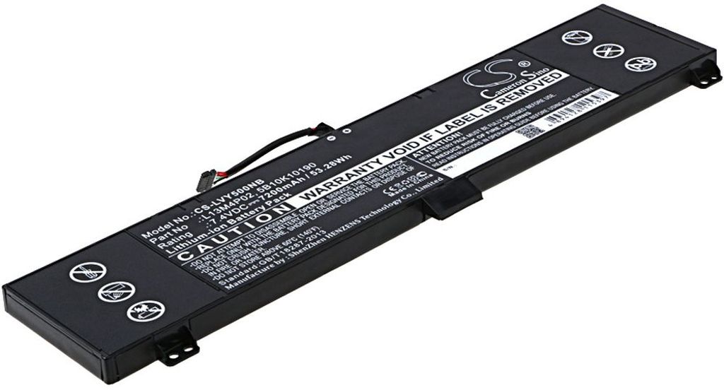 Batteri til Lenovo L13M4P02,5B10K10190,L13N4P01 7200 mAh