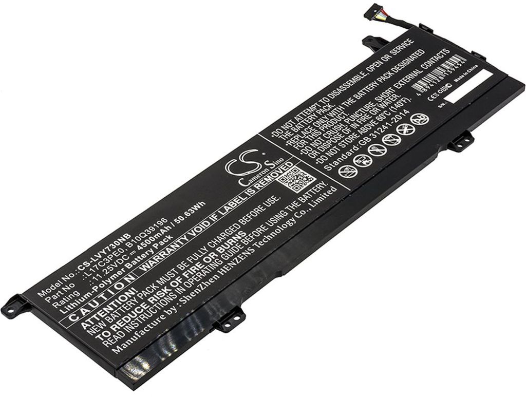 Batteri til Lenovo L17C3PE0,5B10Q39196 4500 mAh