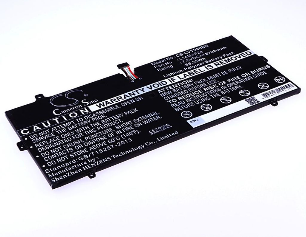 Batteri til Lenovo L14M4P24,5B10H43261,L14L4P24,5B10H55224 8700 mAh