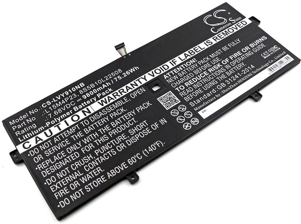 Batteri til Lenovo L15M4P23,8S5B10L22508,5B10L22508,L15C4P21,L15C4P22,L15M4P21 8100 mAh