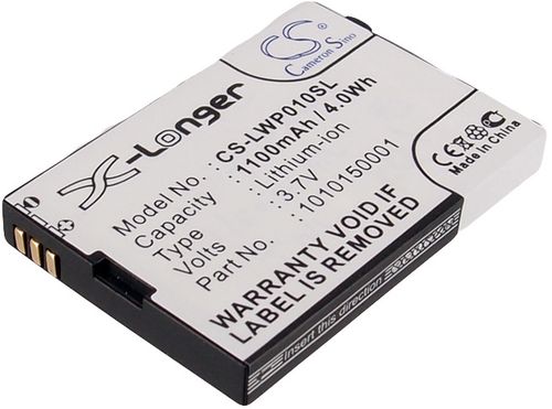 Batteri til LOCKTEC 1010150001 1100 mAh