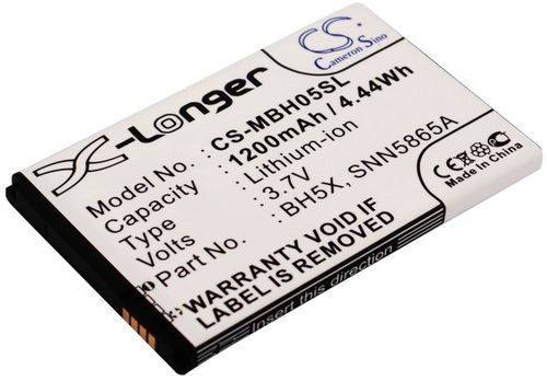 Batteri til Motorola BH5X,SNN5865A 1200 mAh