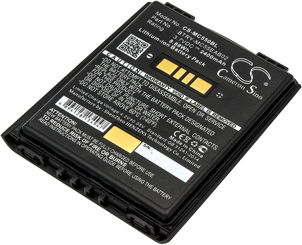 Batteri til Symbol BTRY-MC55EAB02,82-111094-01,U60493 2400 mAh