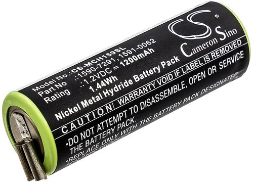Batteri til Moser 1590-7291,1591-0062,1591-0067 1200 mAh