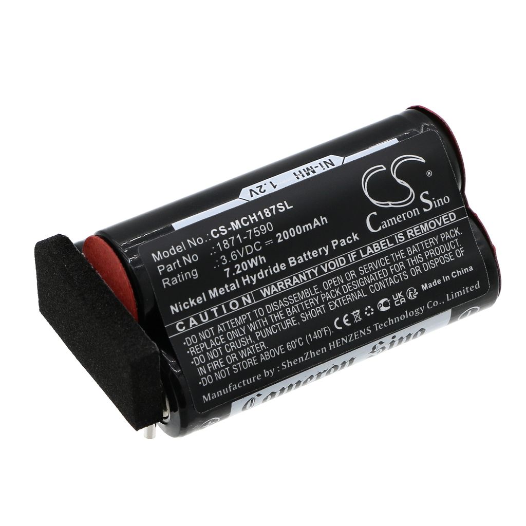 Batteri til Moser 1871-7590 2000 mAh