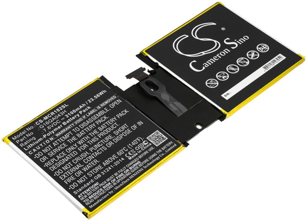 Batteri til Microsoft G16QA043H,Q16QA043H 3100 mAh