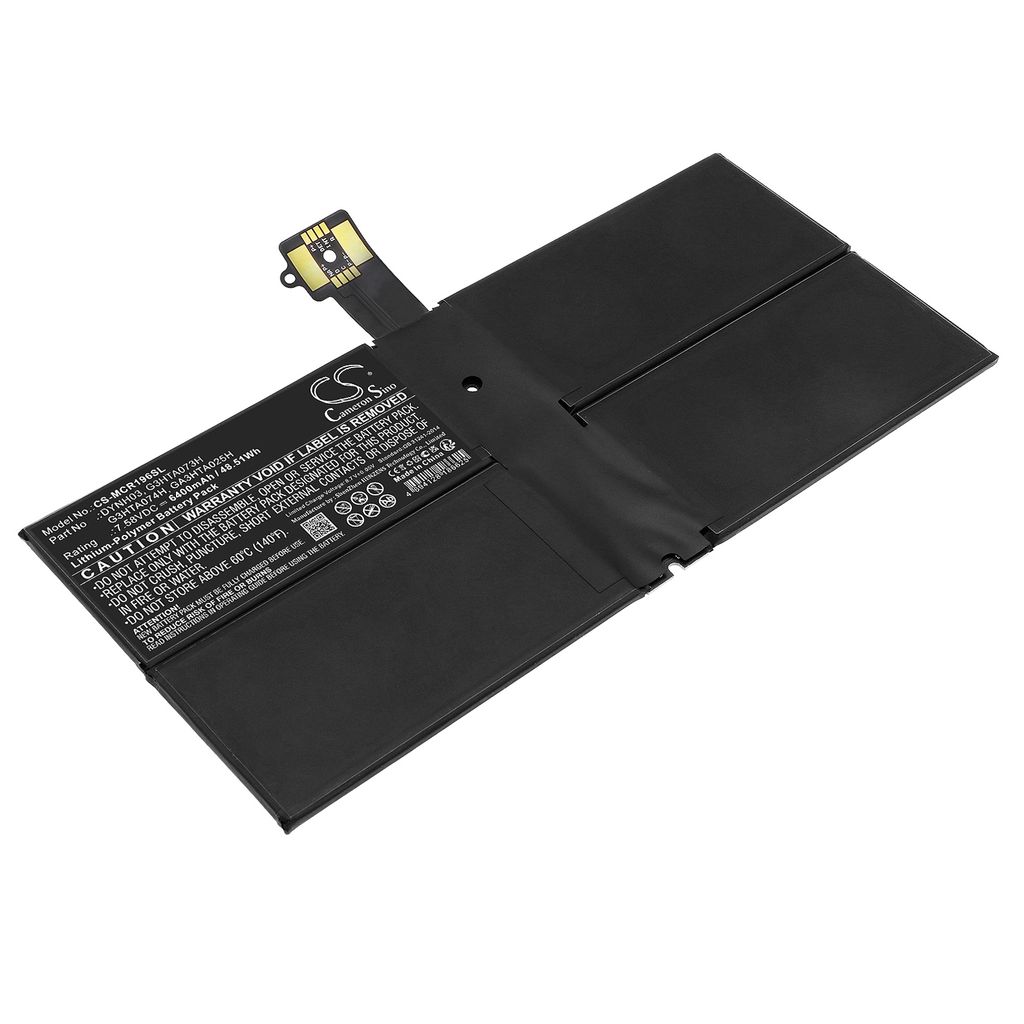 Batteri til Microsoft DYNH03,G3HTA073H,G3HTA074H,GA3HTA025H 6400 mAh