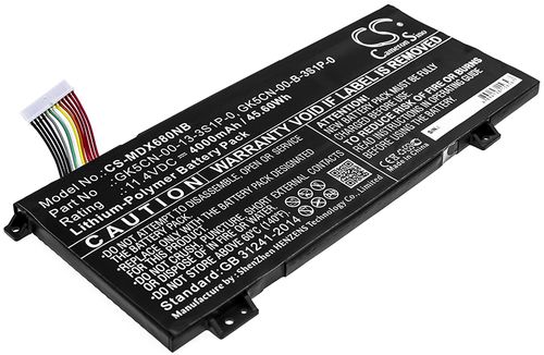 Batteri til Medion 40068133,MSN30027092,30027408 4000 mAh