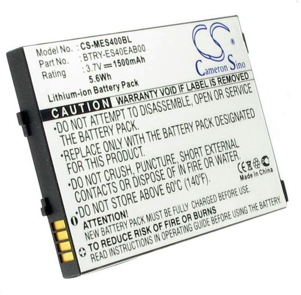 Batteri til Symbol BTRY-ES40EAB00,82-118523-01,82-118523-011 1500 mAh