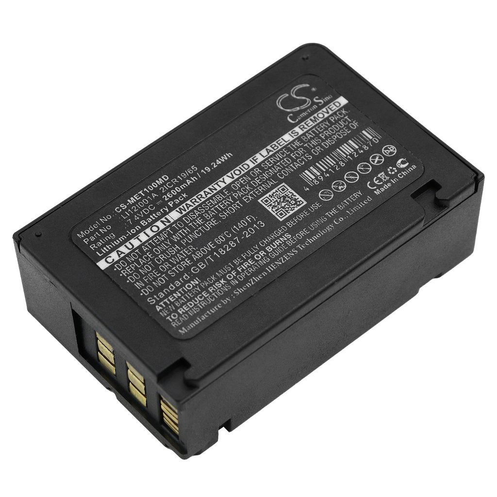 Batteri til Mindray LI12I001A,2ICR19/65,LI12I002A,115-018016-00 2600 mAh