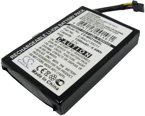 Batteri til Pharos E3MIO2135211 1300 mAh