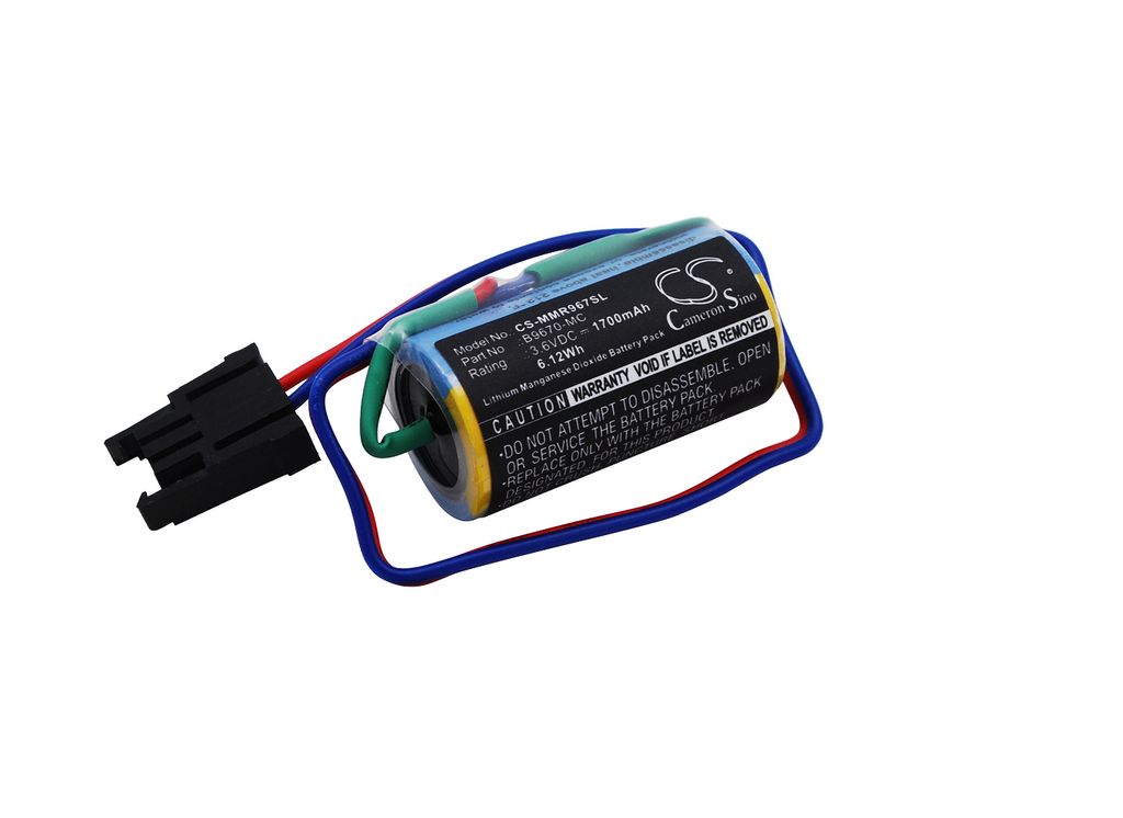 Batteri til Mitsubishi A6BAT,A6BAT-MRBAT,B9670-MC,B9670MC,RH-5AH 1700 mAh