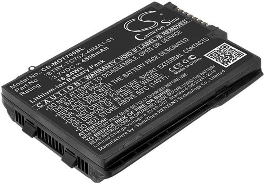 Batteri til Motorola 82-171249-01,82-171249-02,BT-000318,BTRY-TC7X-46MA2,BTRY-TC7X-46MPP-01,BTRY-TC70X-46MA1-01 4550 mAh