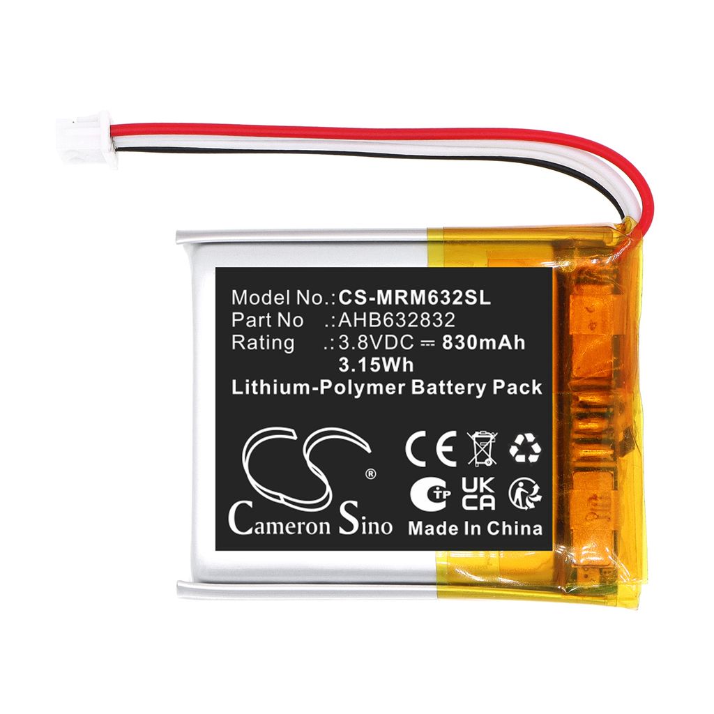 Batteri til Marshall AHB632832 830 mAh