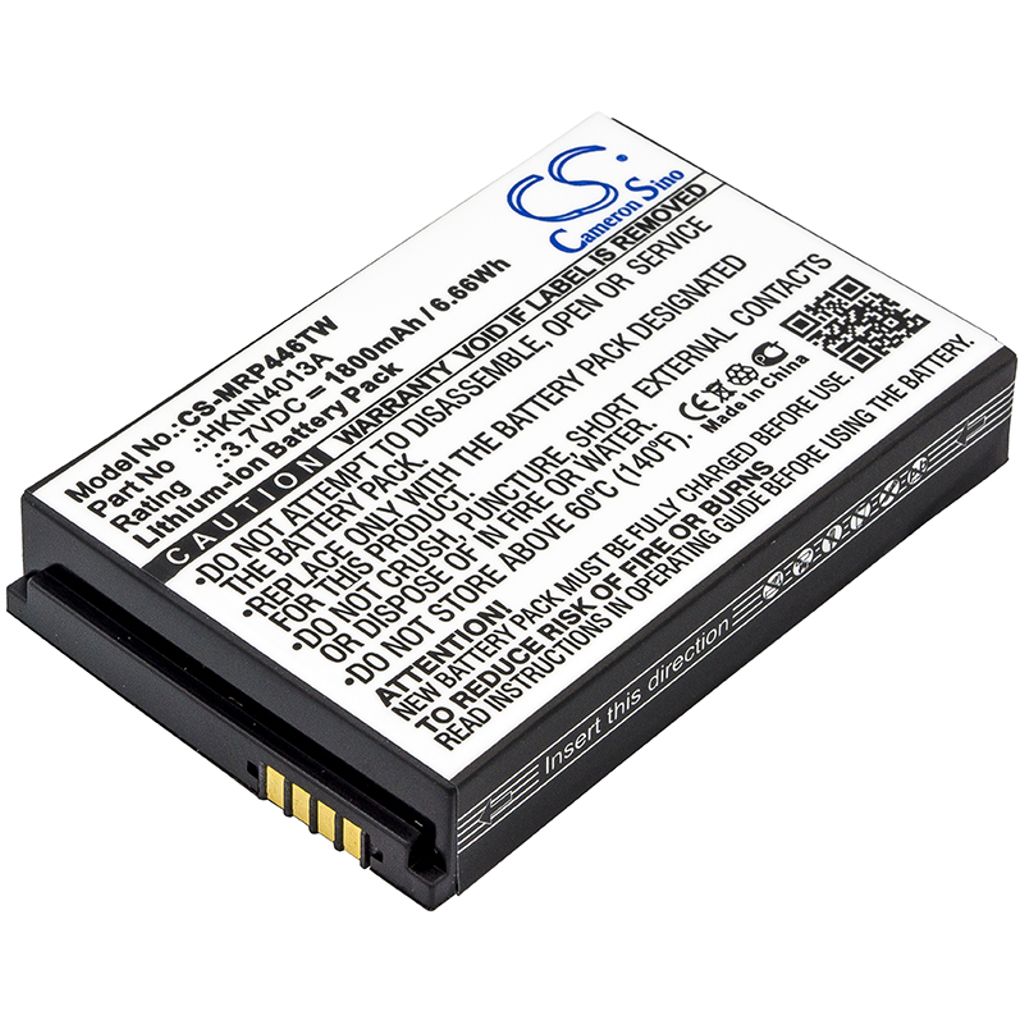 Batteri til Motorola HKNN4013A,HKLN4440B,HKNN4013B,PMNN4425B,HKNN4014A,PMNN4468,PMNN4468A,PMLN6745A,BT110,PMNN4578A,FNB-V 1800 mAh