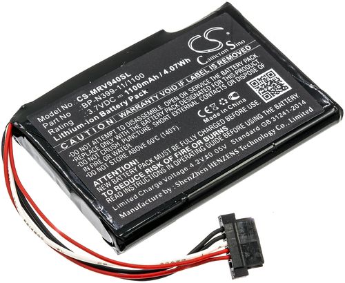 Batteri til Magellan BP-N399-11/1100 1100 mAh