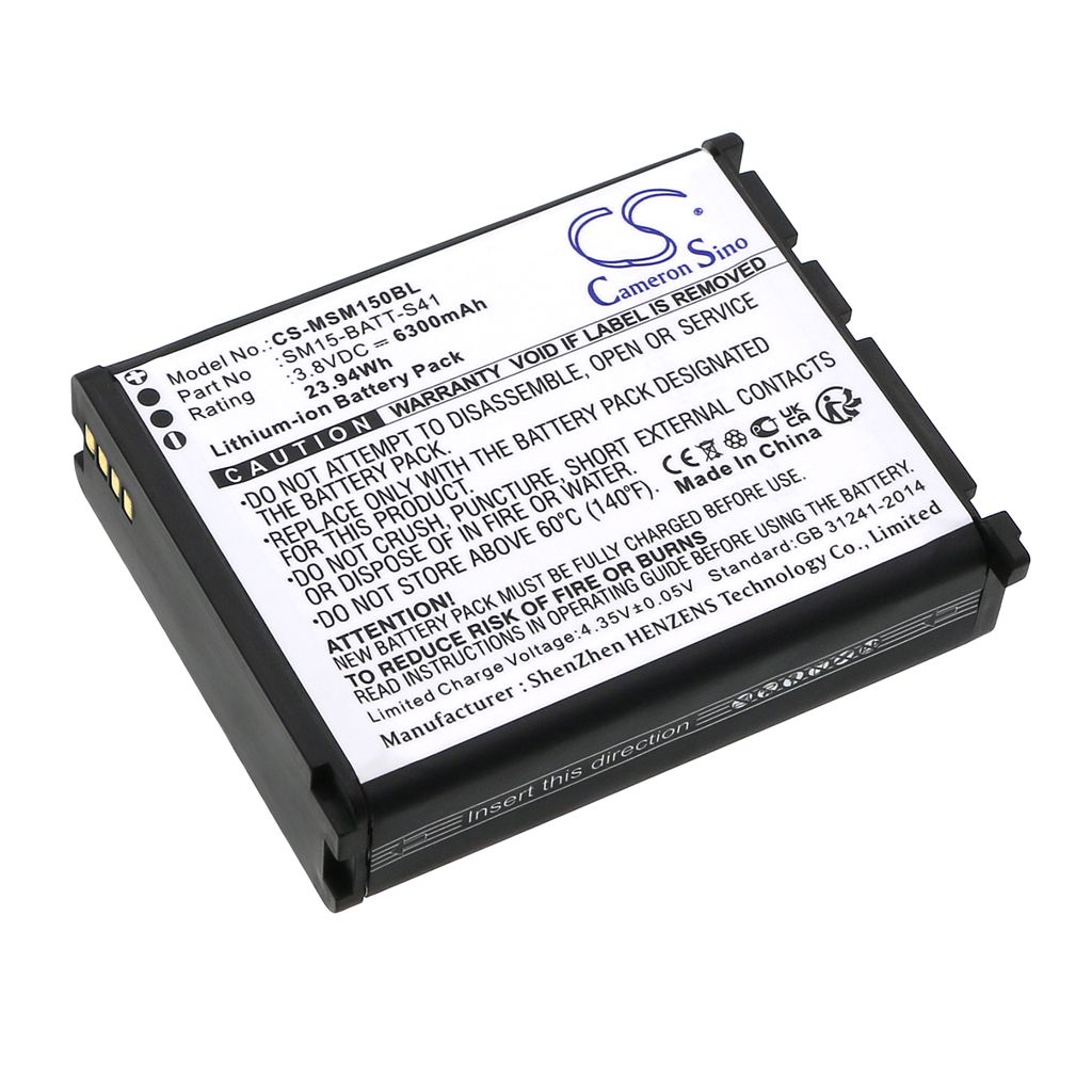 Batteri til M3 Mobile SM15-BATT-S41 6300 mAh