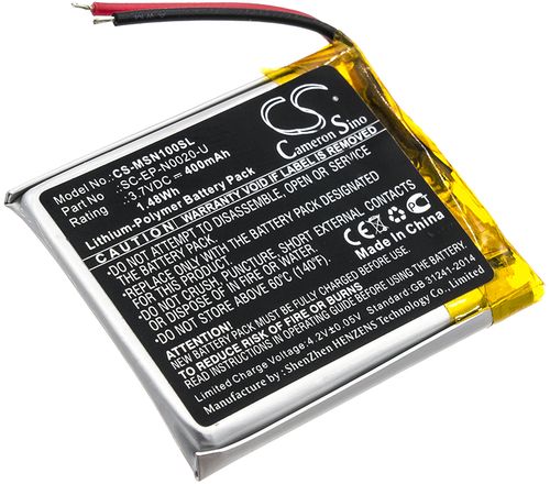Batteri til Monster SC-EP-N0020-U 400 mAh