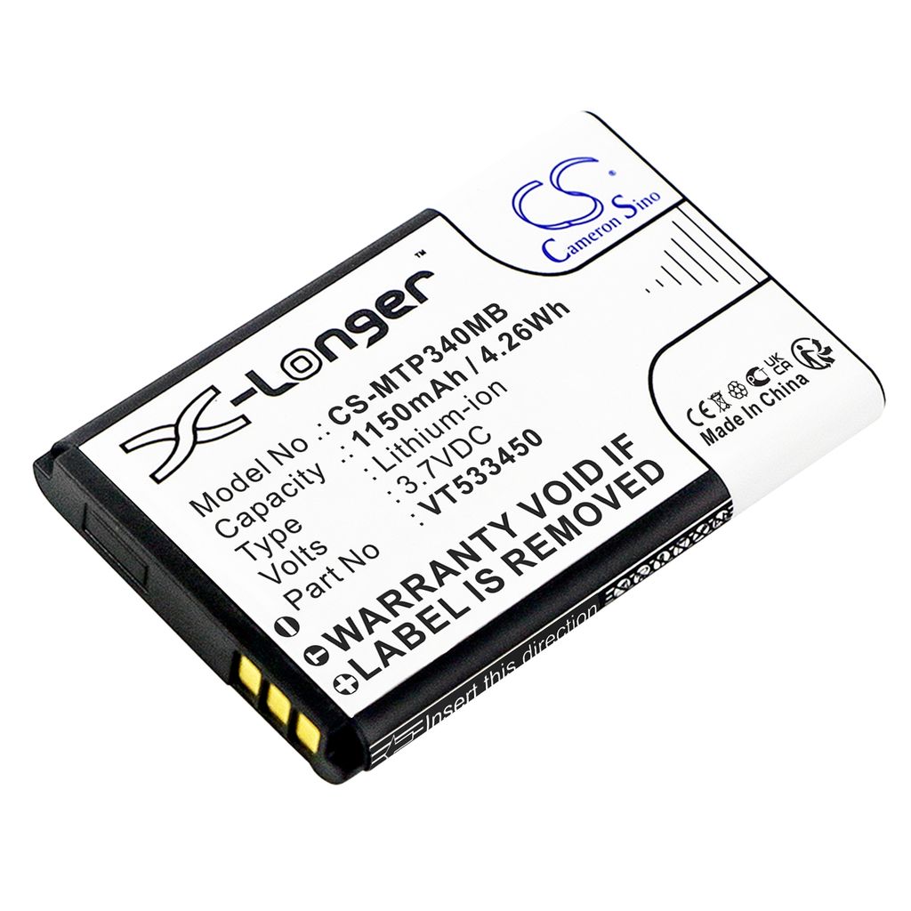Batteri til Motorola VT533450 1150 mAh