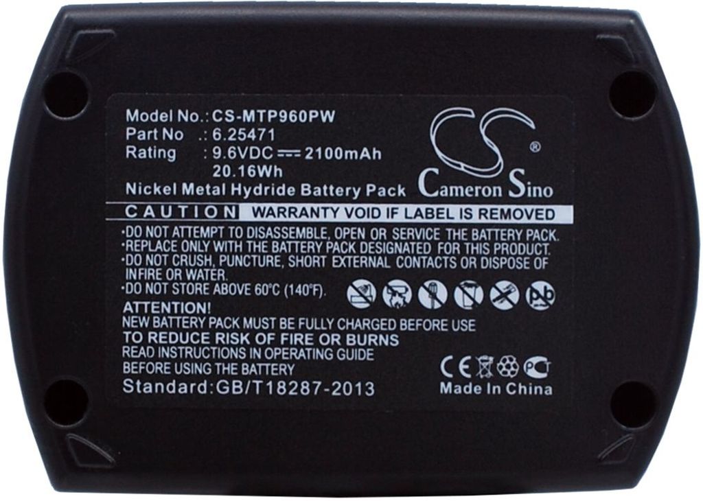 Batteri til Metabo 6.25471,ME-974,ME974 2100 mAh