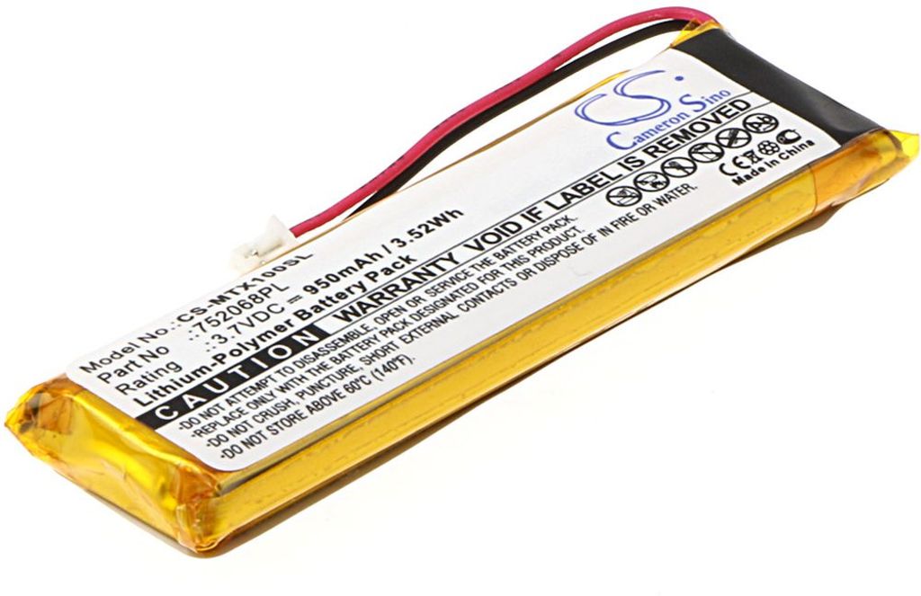 Batteri til Midland 752068PL 950 mAh