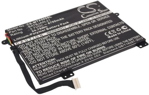 Batteri til Motorola BATBJA0L21 6700 mAh
