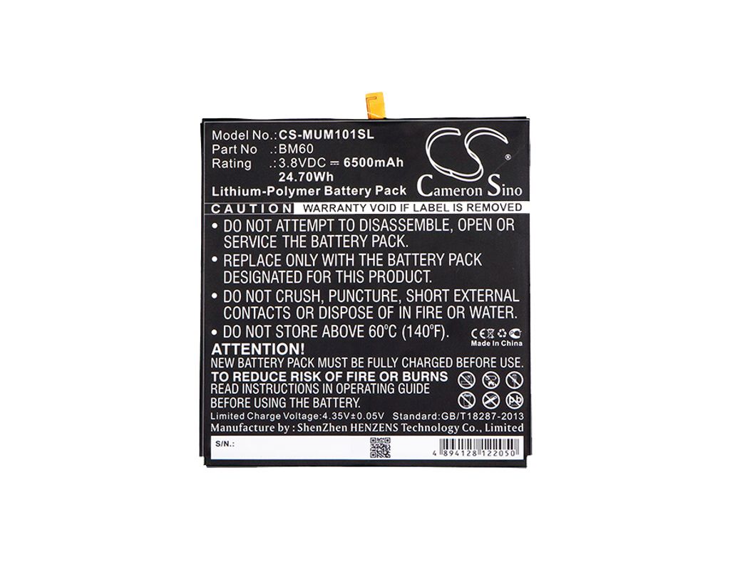 Batteri til Xiaomi BM60 6500 mAh