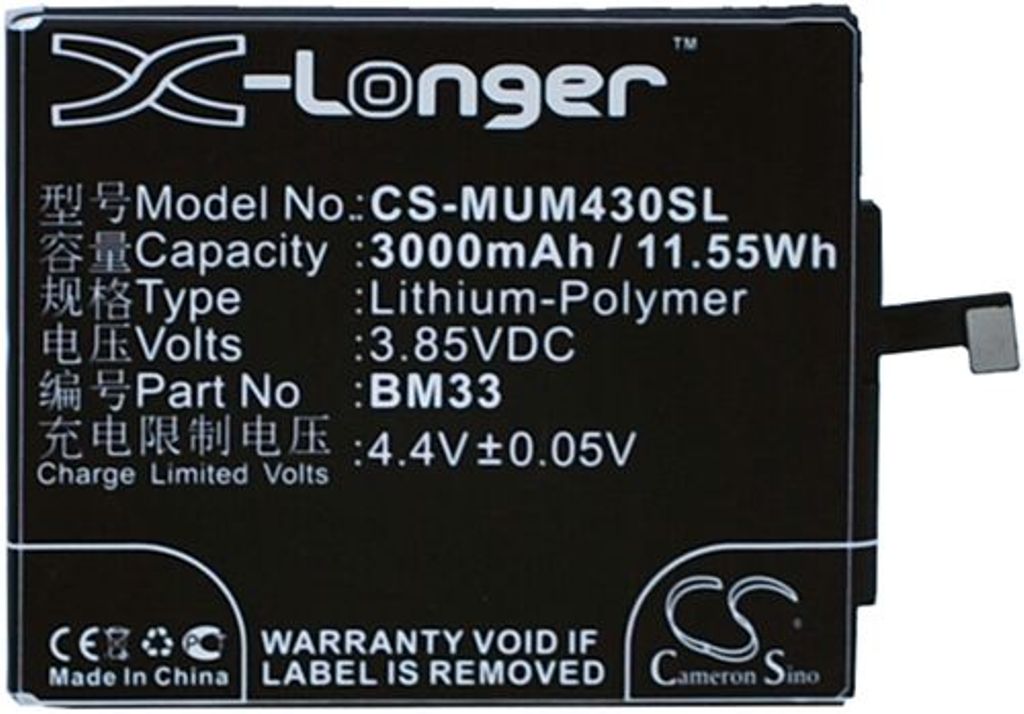 Batteri til Xiaomi BM33 3000 mAh