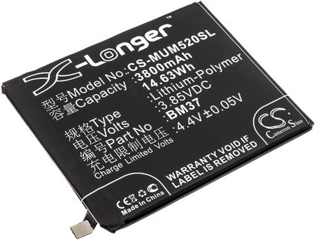 Batteri til Xiaomi BM37 ( International Versino ) 3800 mAh