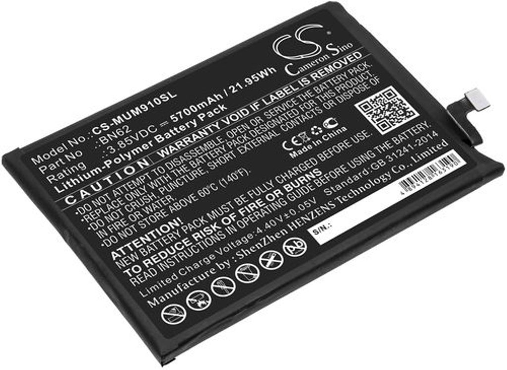 Batteri til Redmi BN62 5700 mAh