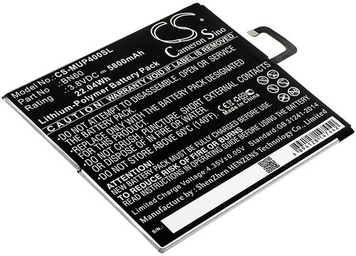 Batteri til Xiaomi BN60 5800 mAh