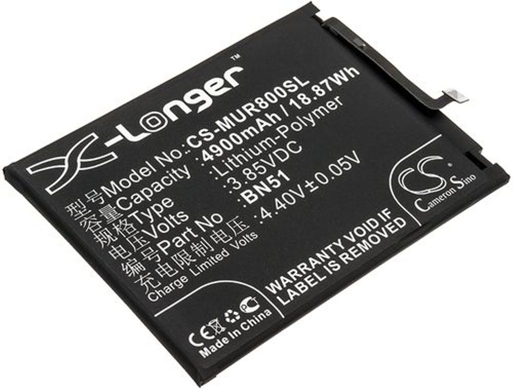Batteri til Xiaomi BN51 4900 mAh