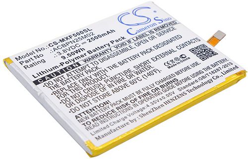 Batteri til Micromax ACBPN25M02 2500 mAh