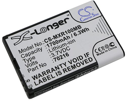 Elektronisk forstørrer-batteri CS-MXR100MB 1700 mAh