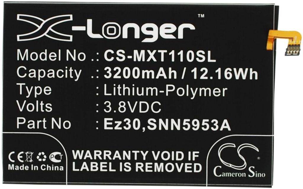 Batteri til Motorola EZ30,SNN5953A 3200 mAh