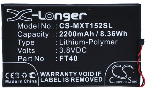 Batteri til Motorola FT40,SNN5955A,ET40,SNN5956A 2200 mAh