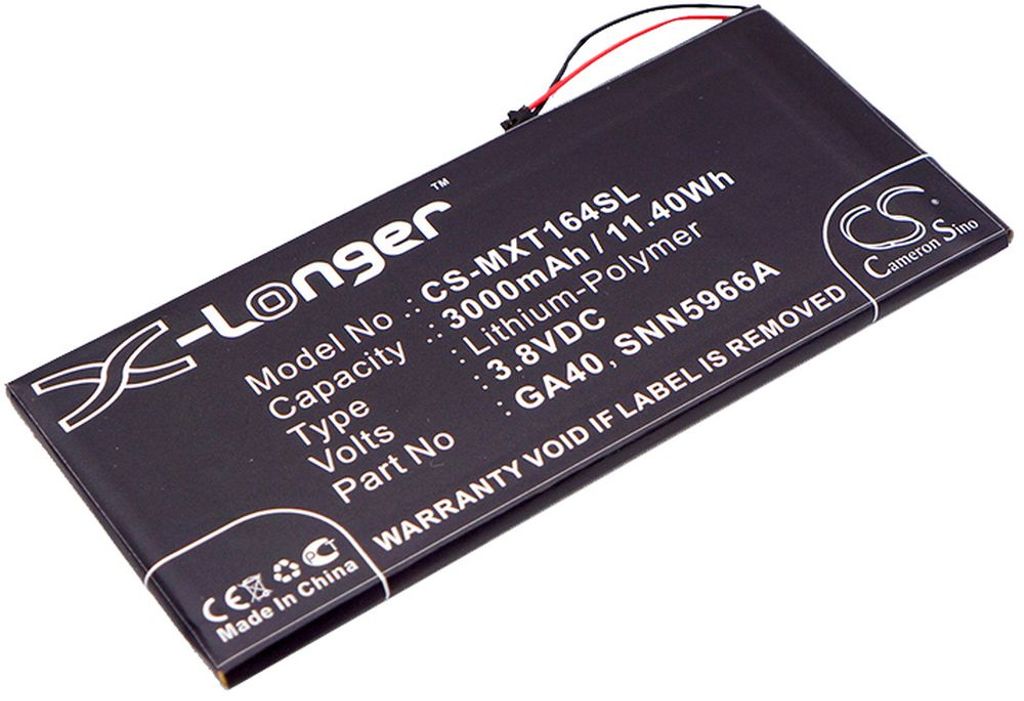 Batteri til Motorola GA40,SNN5966A 2700 mAh