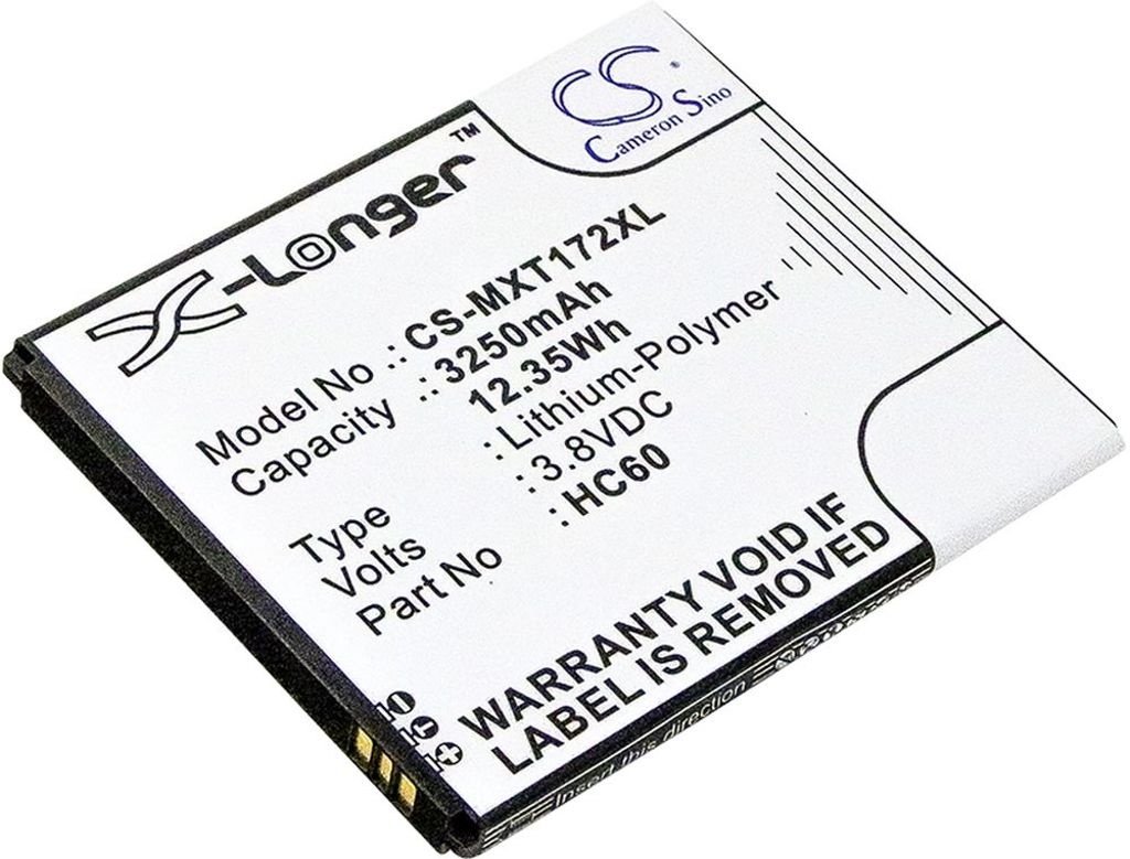 Batteri til Motorola HC60 3250 mAh