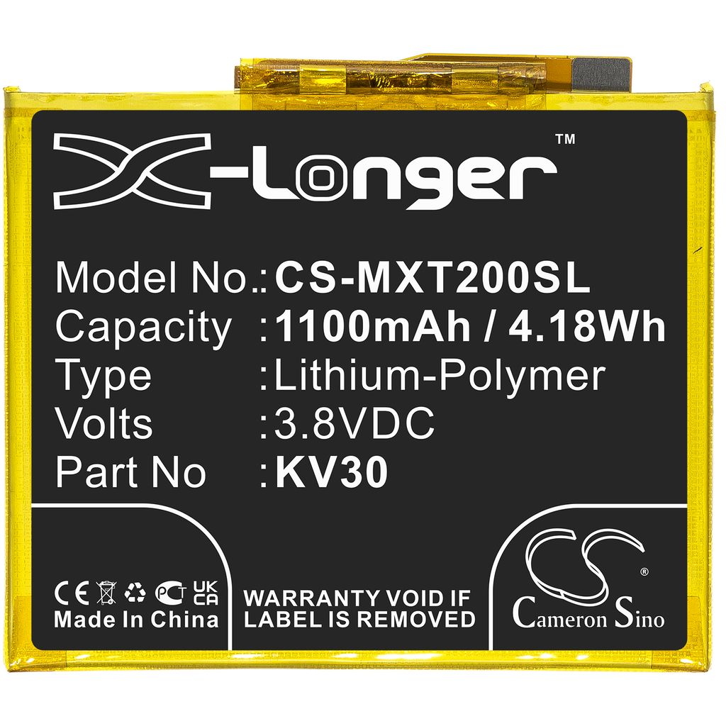 Batteri til Motorola KV30,SB18C40007 1100 mAh
