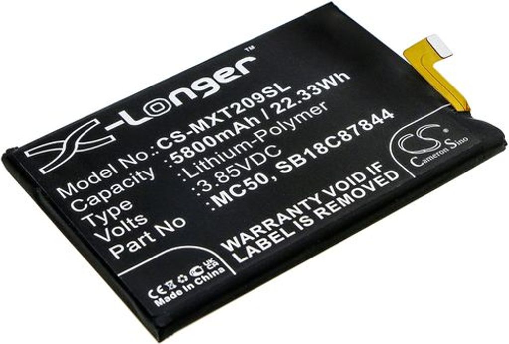 Batteri til Motorola MC50,SB18C87844 5800 mAh